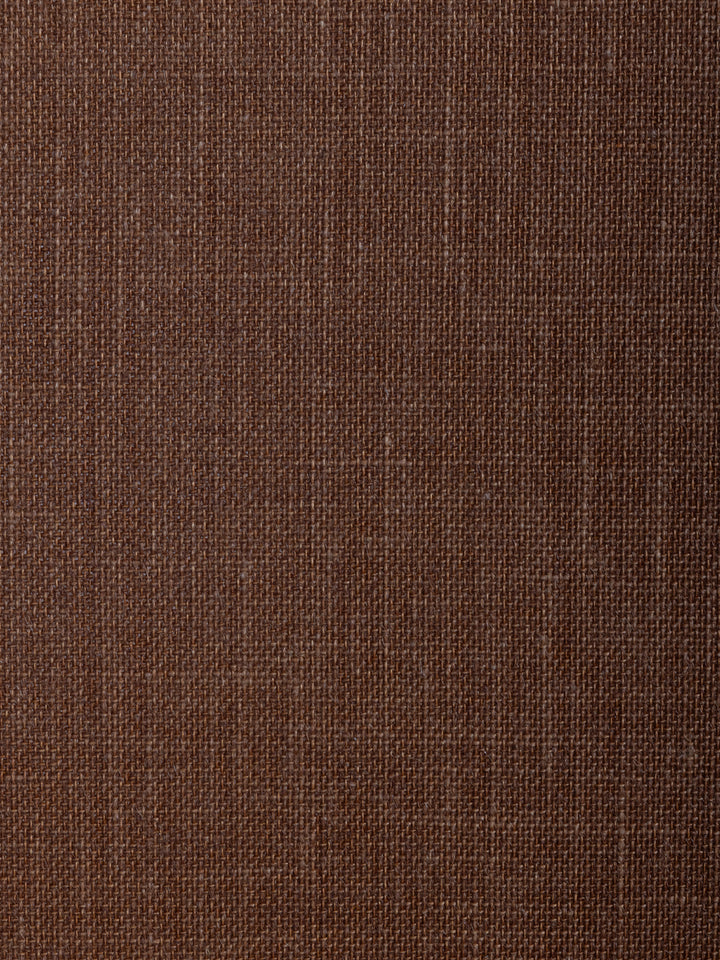burlap grasscloth wallpaper in chestnut