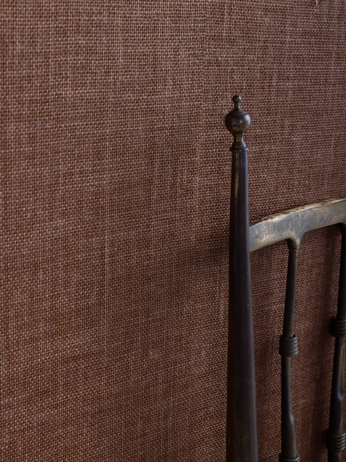 'Burlap' Grasscloth Wallpaper - Chestnut