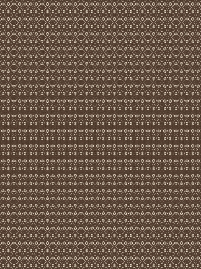 'Buttonwood' Wallpaper by Flint Wood & Hicks - Dark Sand on Mahogany