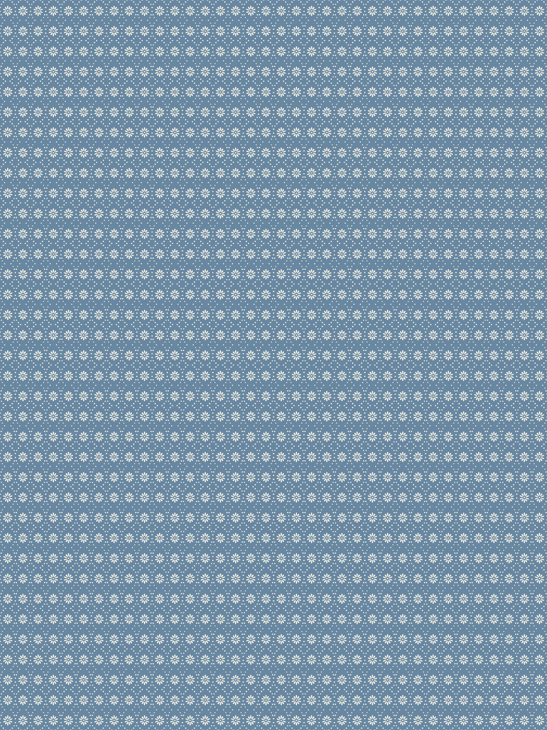 'Buttonwood' Wallpaper by Flint Wood & Hicks - Eggshell on Blue