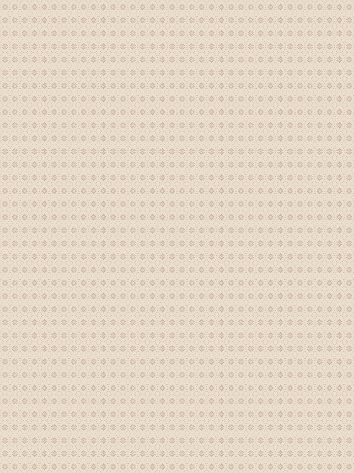 'Buttonwood' Wallpaper by Flint Wood & Hicks - Light Brown on Khaki