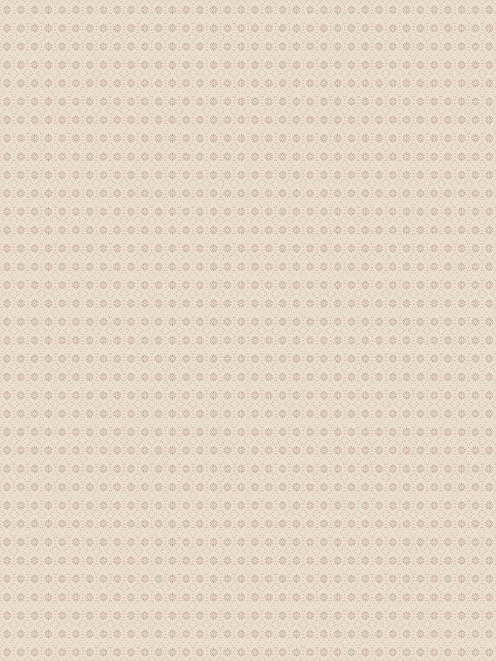 'Buttonwood' Wallpaper by Flint Wood & Hicks - Light Brown on Khaki