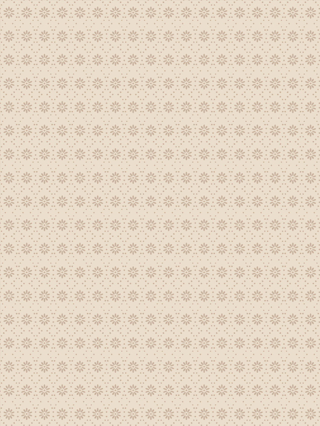 'Buttonwood' Wallpaper by Flint Wood & Hicks - Light Brown on Khaki