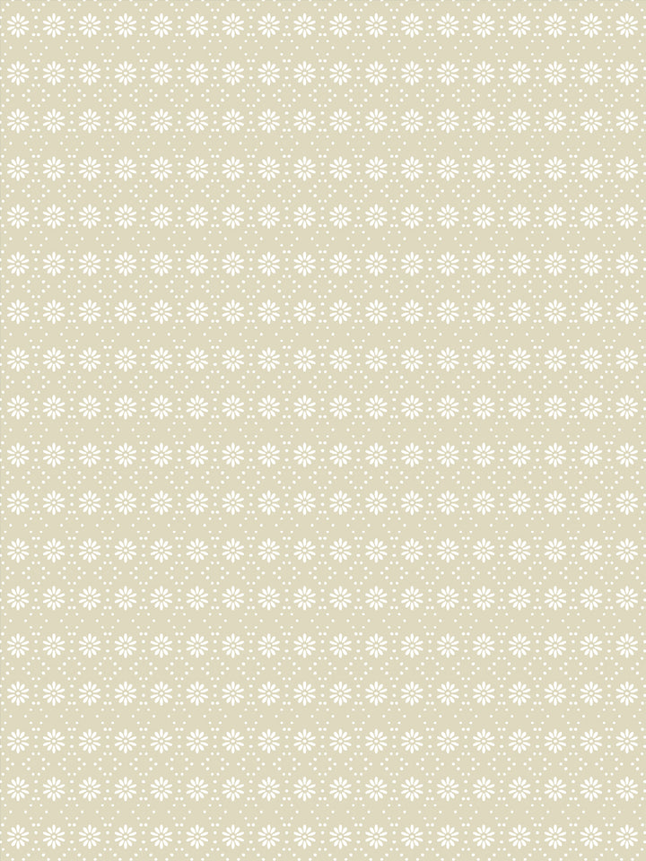 'Buttonwood' Wallpaper by Flint Wood & Hicks - Light Olive