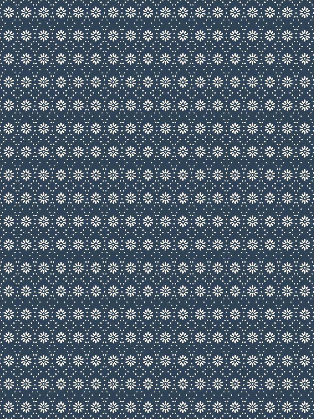 'Buttonwood' Wallpaper by Flint Wood & Hicks - Midnight