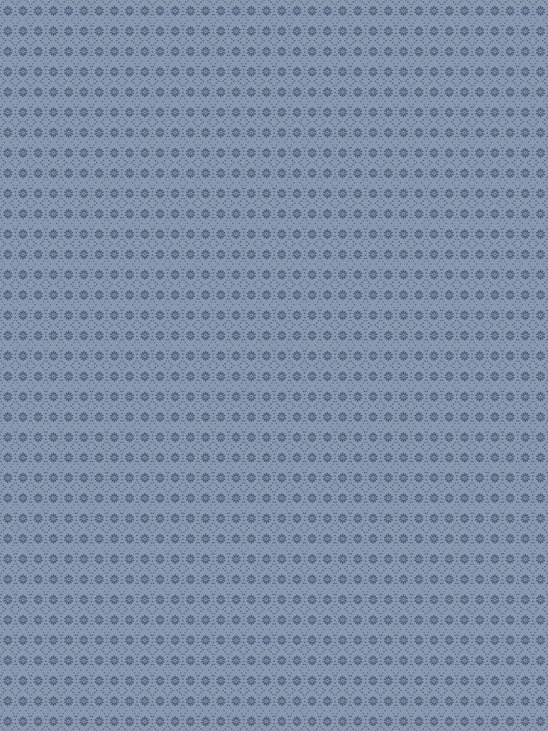 'Buttonwood' Wallpaper by Flint Wood & Hicks - Navy on Slate Blue