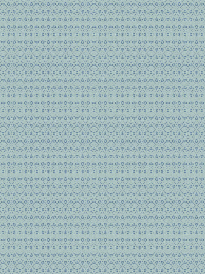 'Buttonwood' Wallpaper by Flint Wood & Hicks - Sea Blue