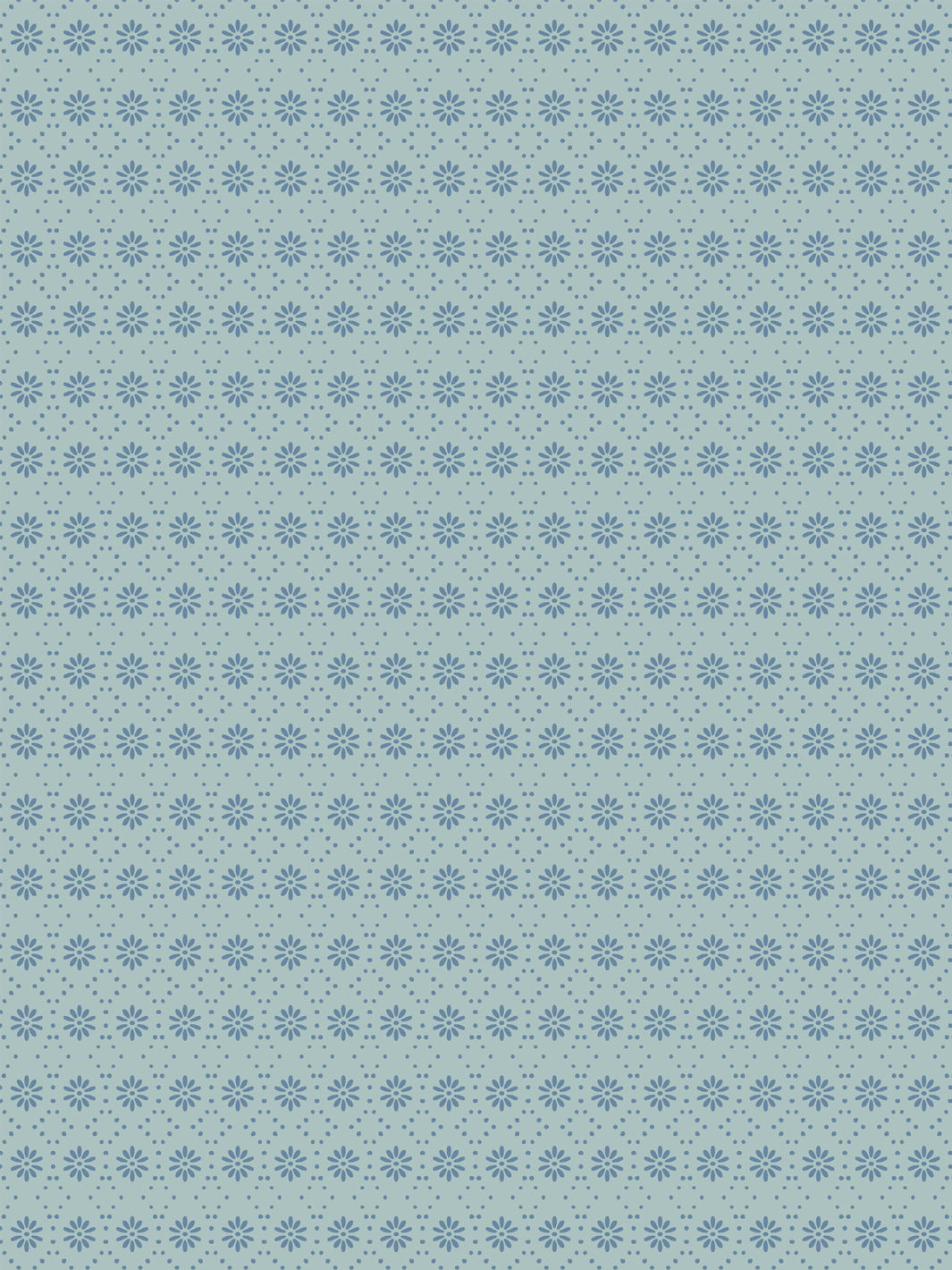 'Buttonwood' Wallpaper by Flint Wood & Hicks - Sea Blue