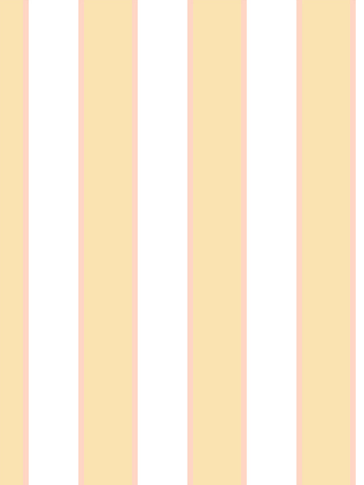 'Cabana Stripe' Wallpaper by Meri Meri - Mustard