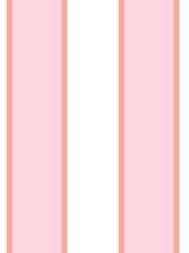 'Cabana Stripe' Wallpaper by Meri Meri - Pink
