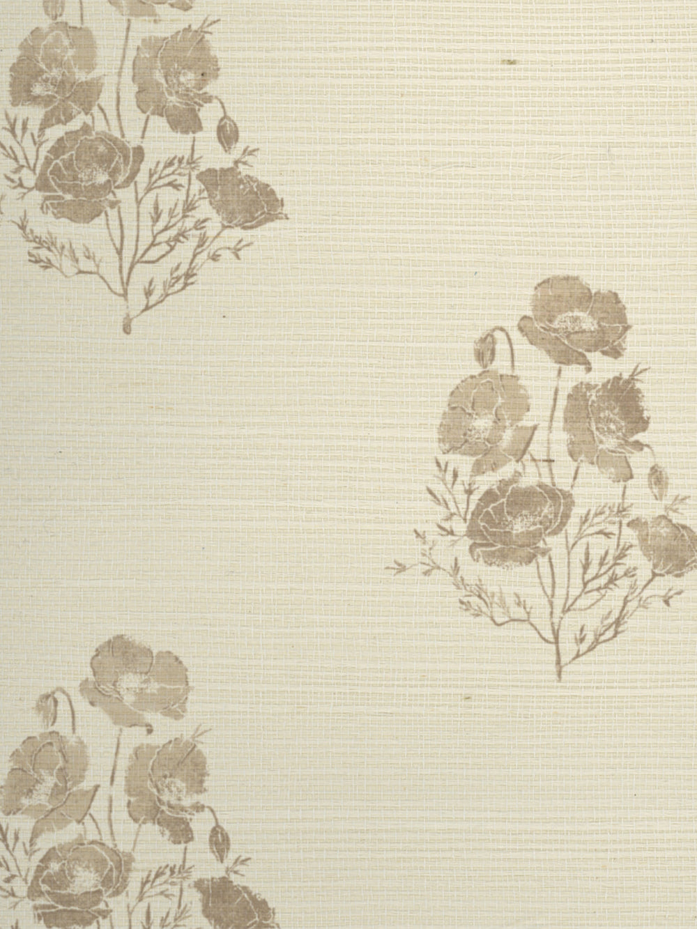 california poppy grasscloth wallpaper by nathan turner neutral