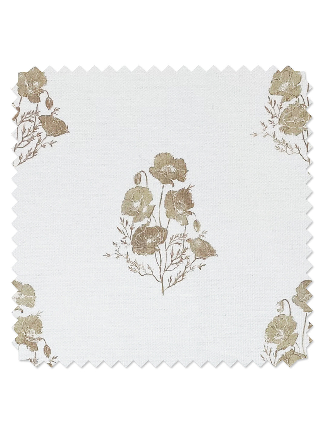 california poppy linen fabric by nathan turner neutral