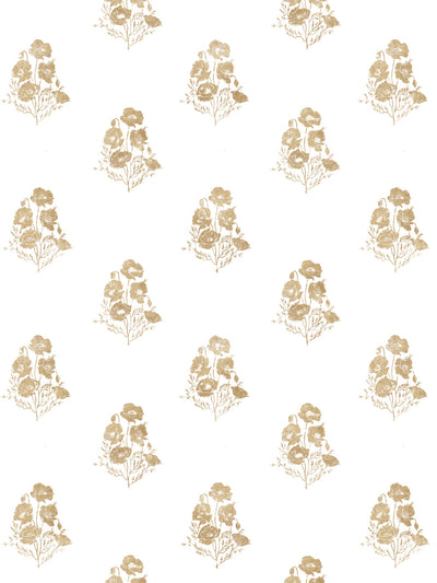'California Poppy' Wallpaper by Nathan Turner - Gold