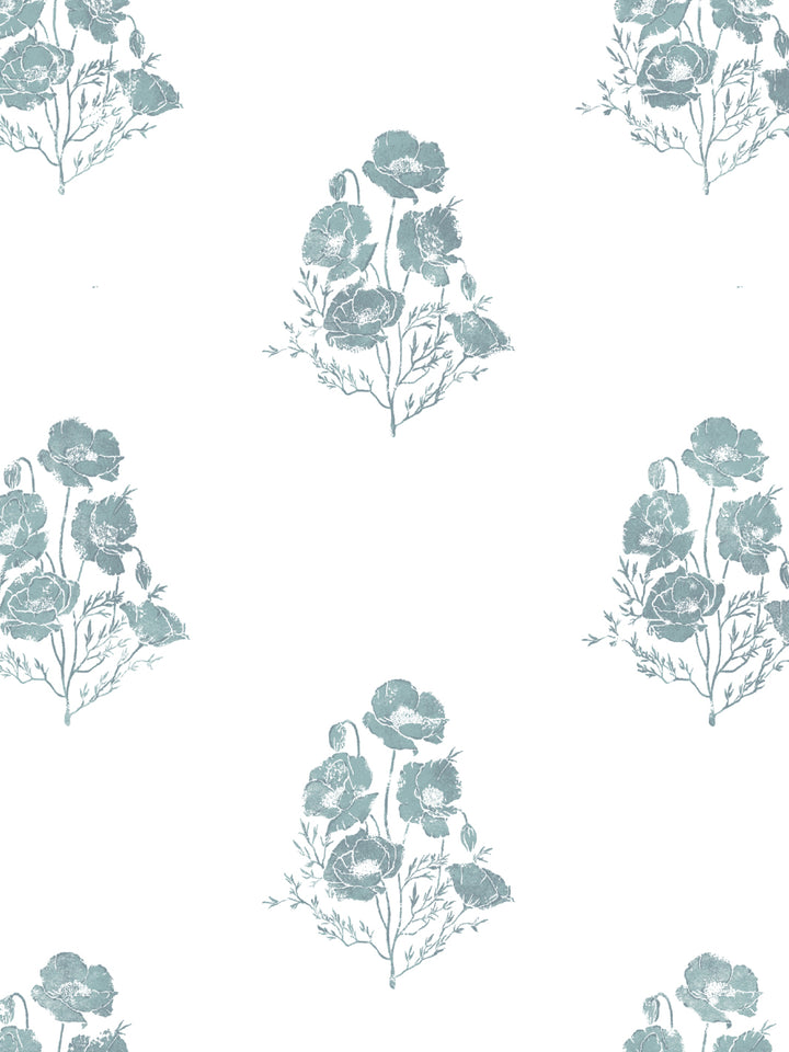 california-poppy-wallpaper-by-nathan-turner-seafoam