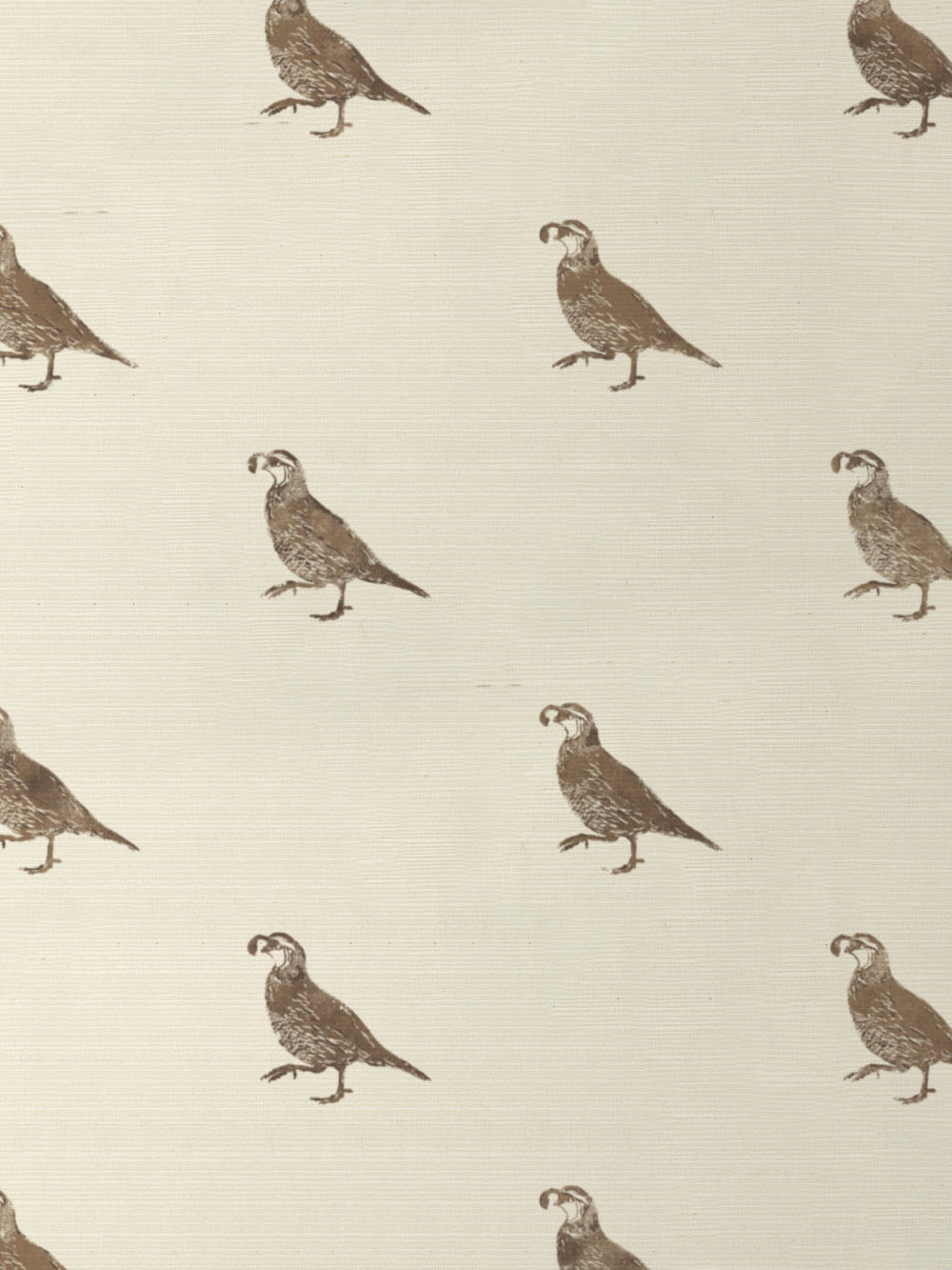 california quail grasscloth wallpaper by nathan turner brown