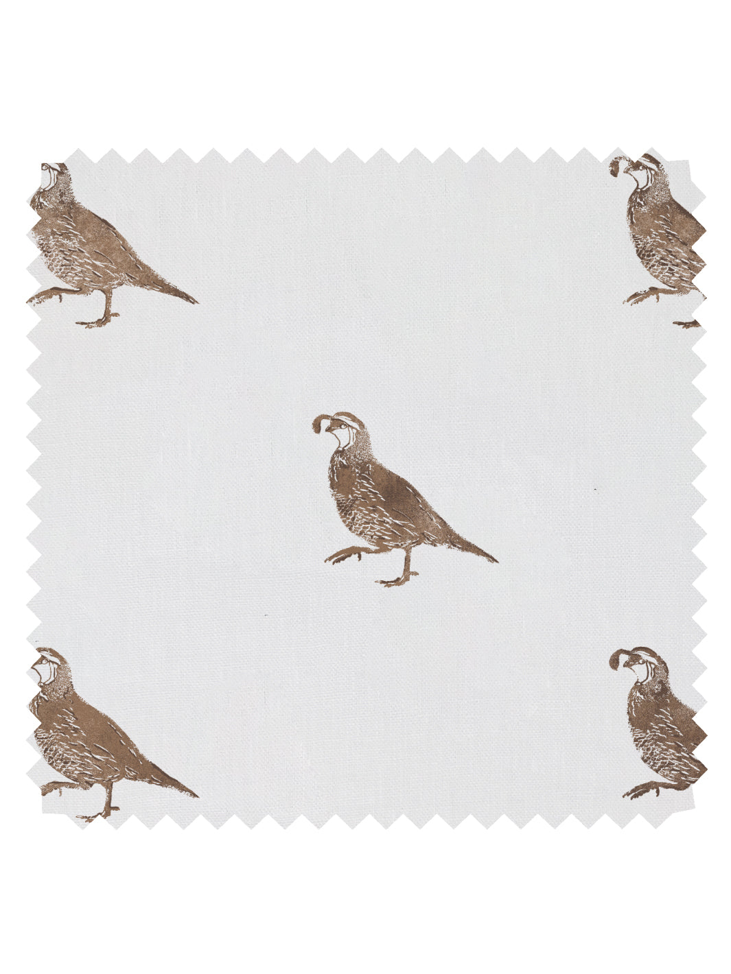 california quail linen fabric by nathan turner brown