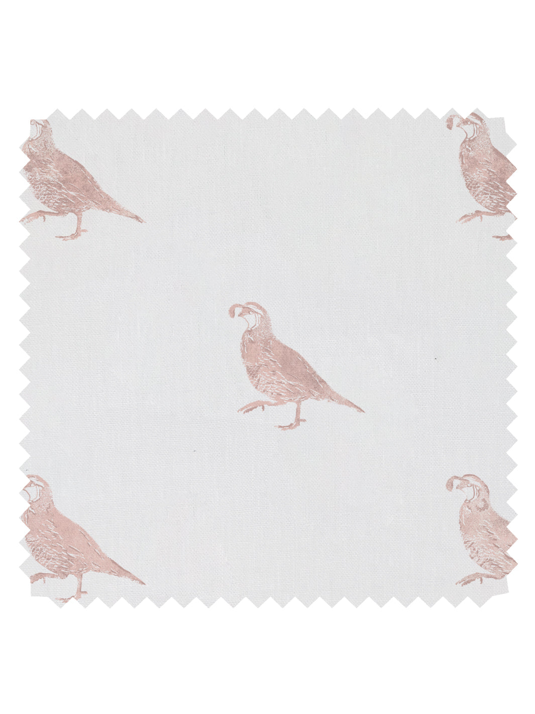 california quail linen fabric by nathan turner pink