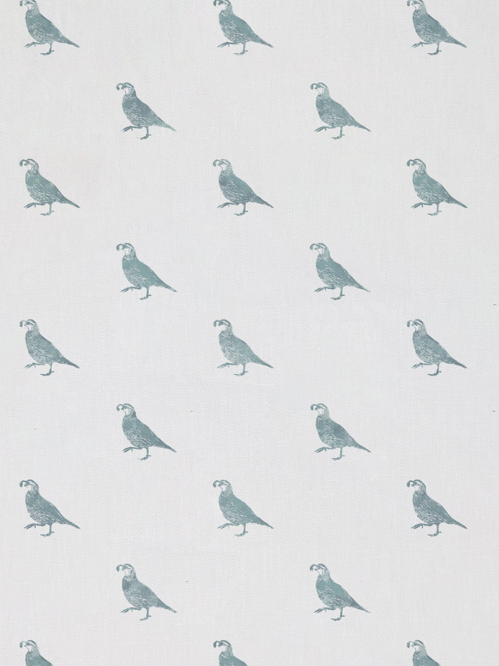 california quail linen fabric by nathan turner seafoam