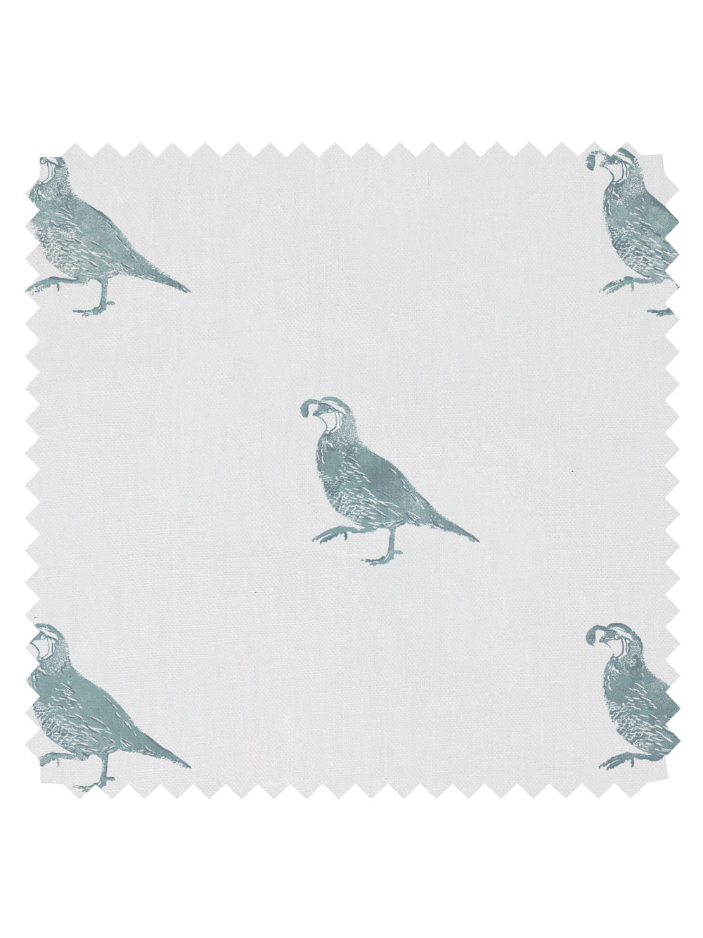 california quail linen fabric by nathan turner seafoam