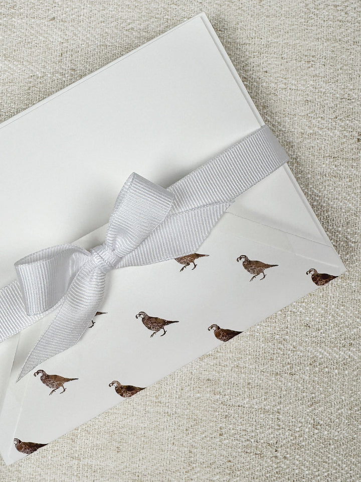 california quail note set by nathan turner brown
