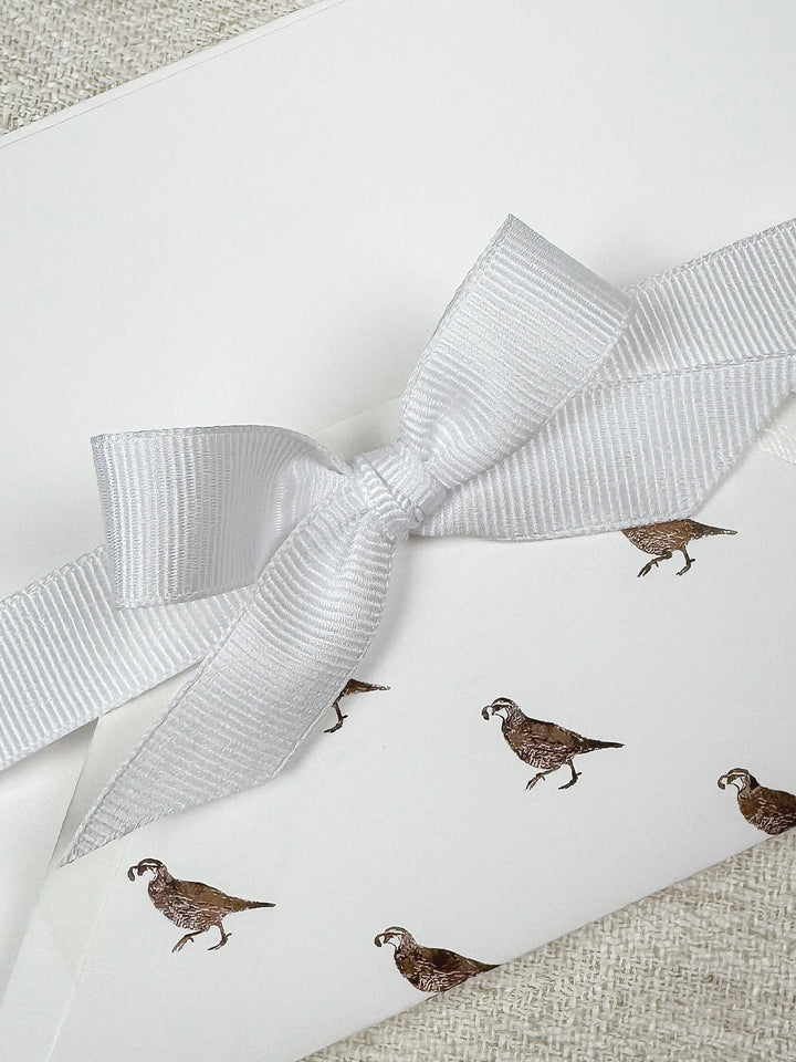 california quail note set by nathan turner brown