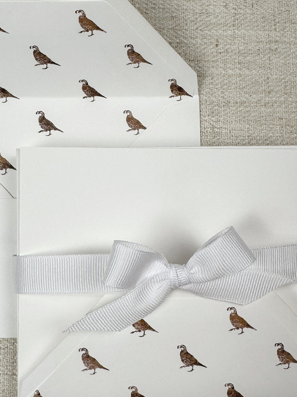 california quail note set by nathan turner brown