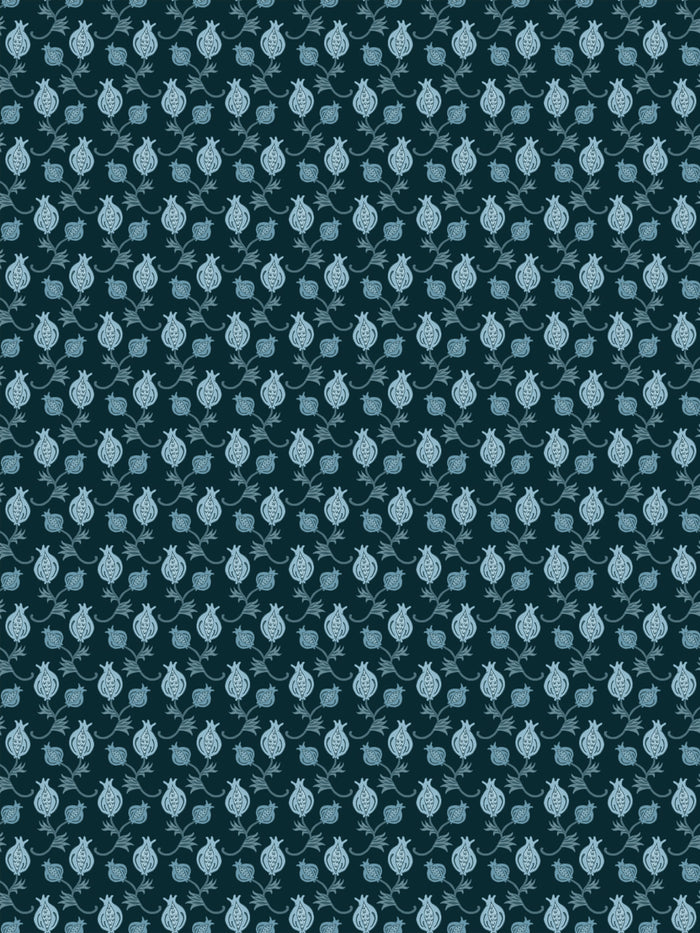 'Carmen Antiqua' Wallpaper by Wallshoppe - Midnight Storm