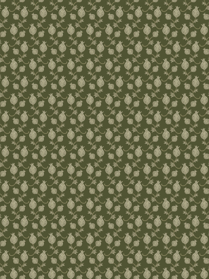 'Carmen Antiqua' Wallpaper by Wallshoppe - Sherwood Sage