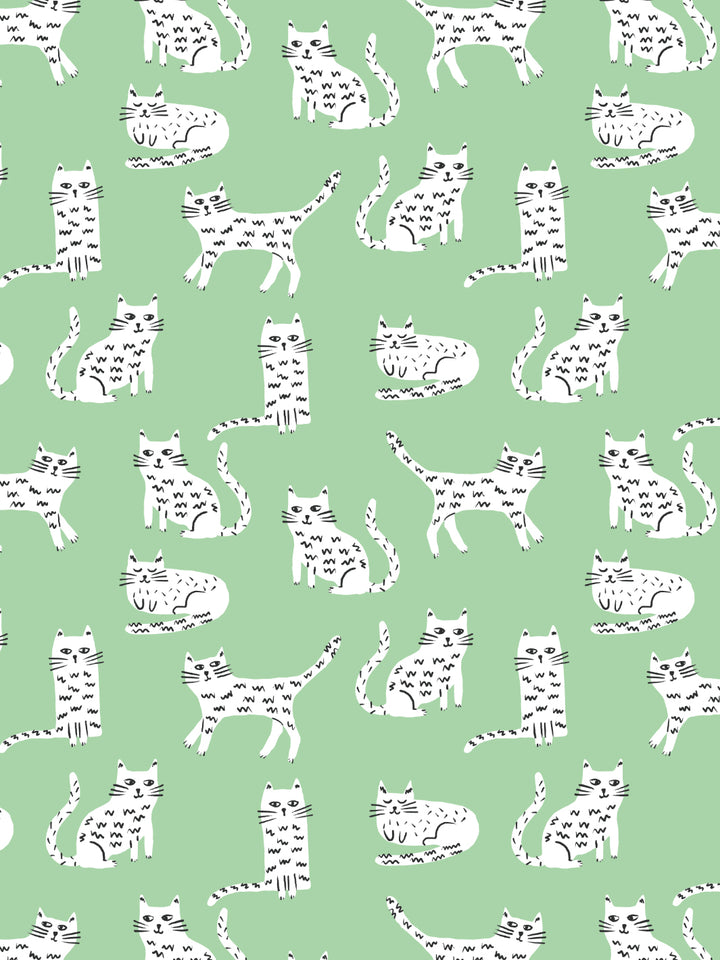 catsl-wallpaper-by-tea-collection-green