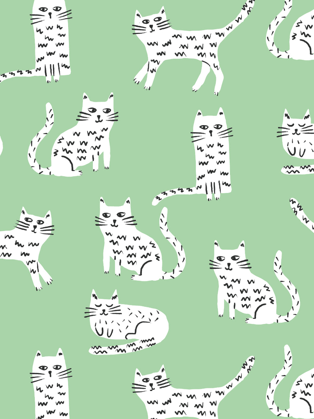 catsl-wallpaper-by-tea-collection-green