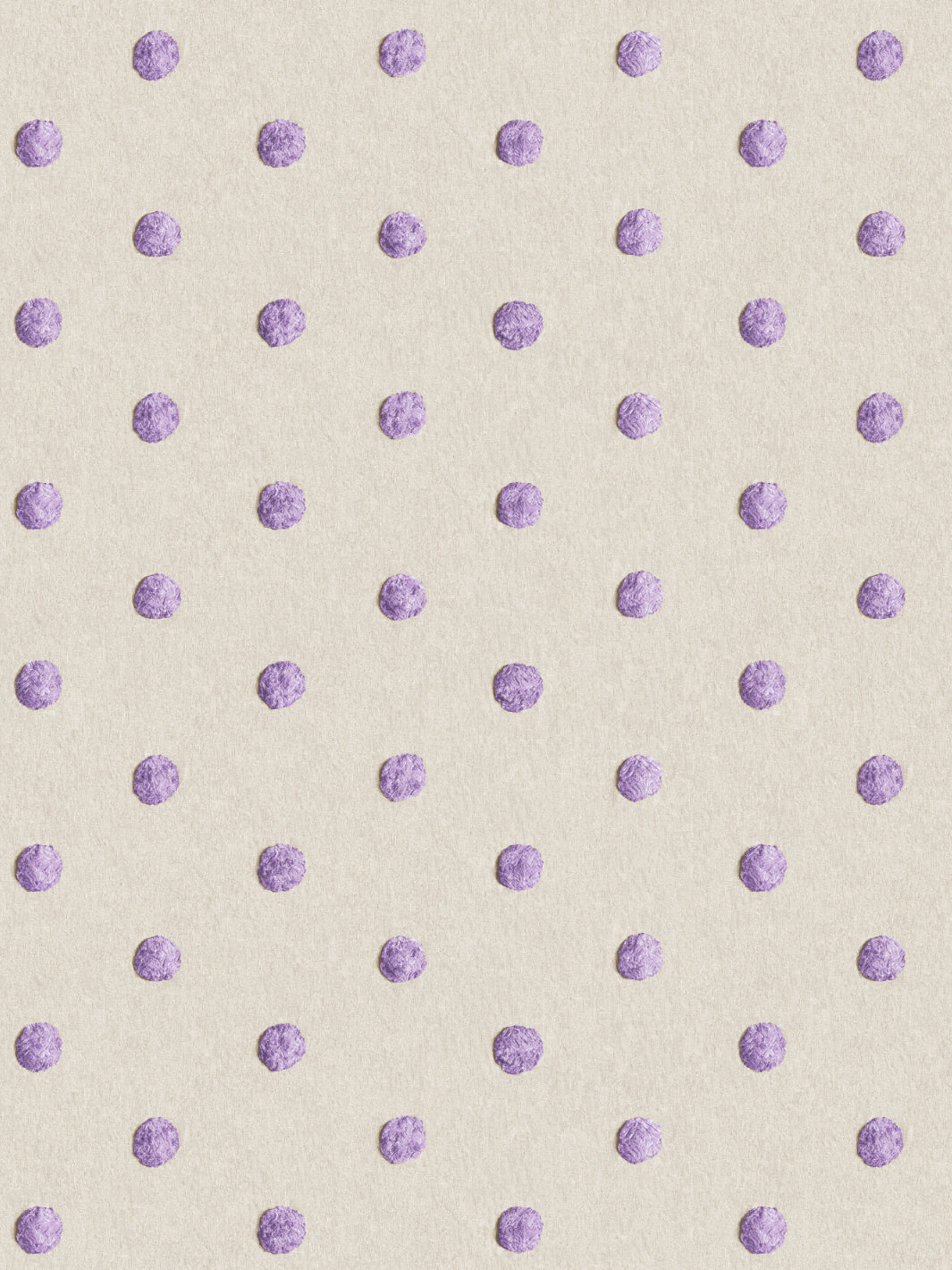 chenille dots small wallpaper by chris benz lilac