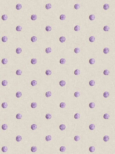 chenille dots small wallpaper by chris benz lilac