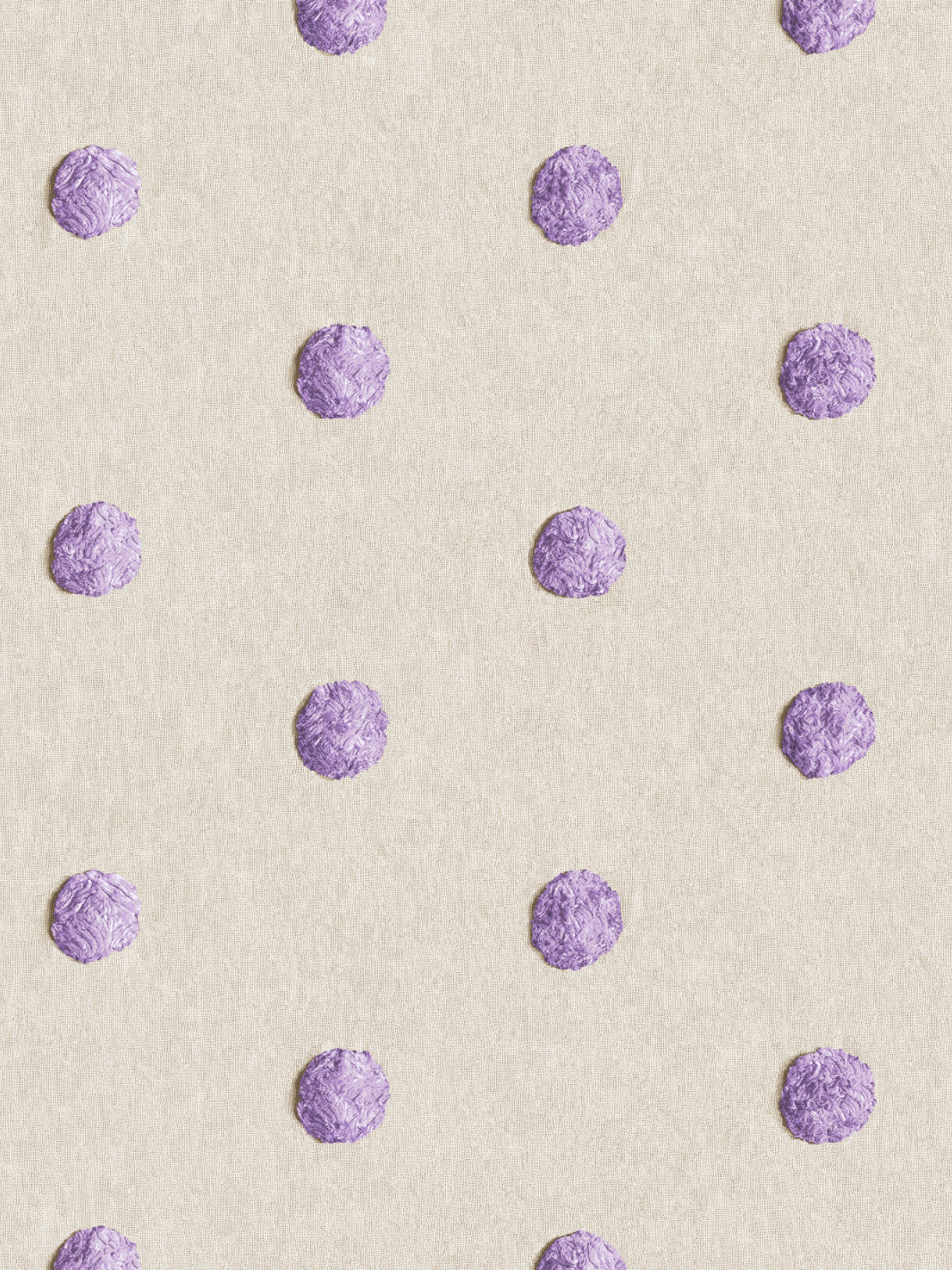 chenille dots small wallpaper by chris benz lilac
