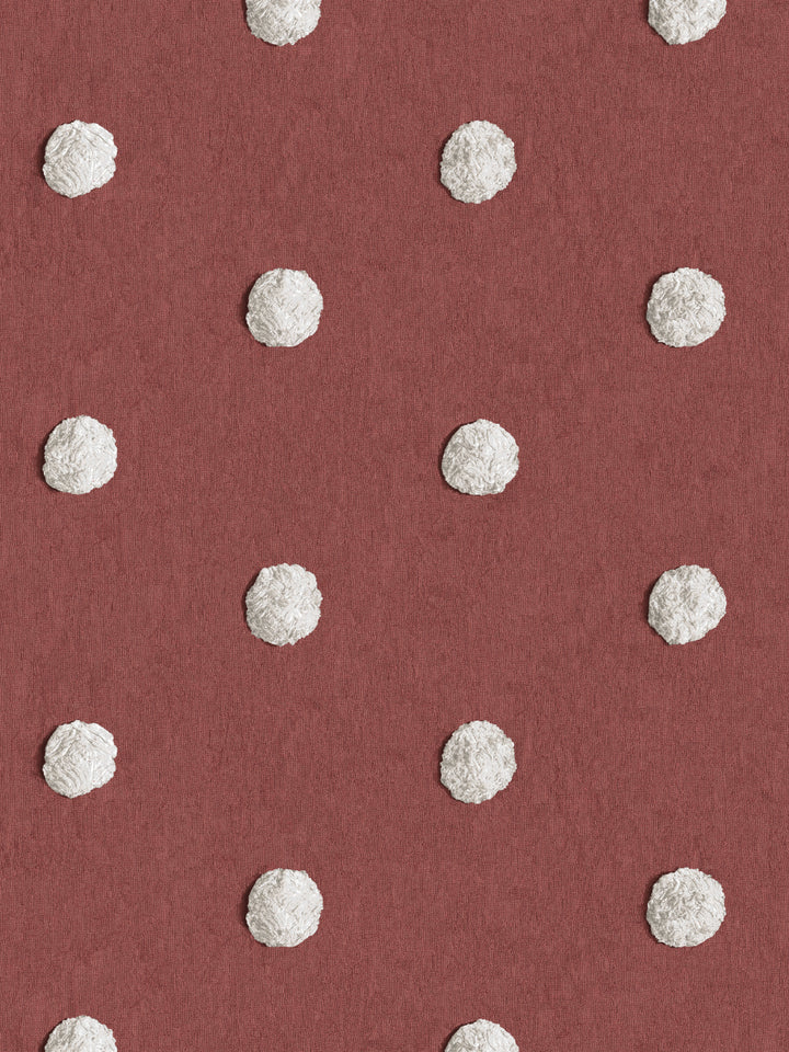 chenille-dots-small-wallpaper-by-chris-benz-red