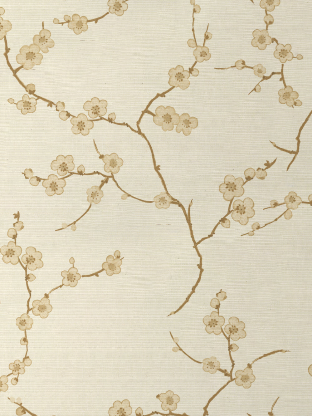 cherry blossom grasscloth wallpaper by nathan turner gold
