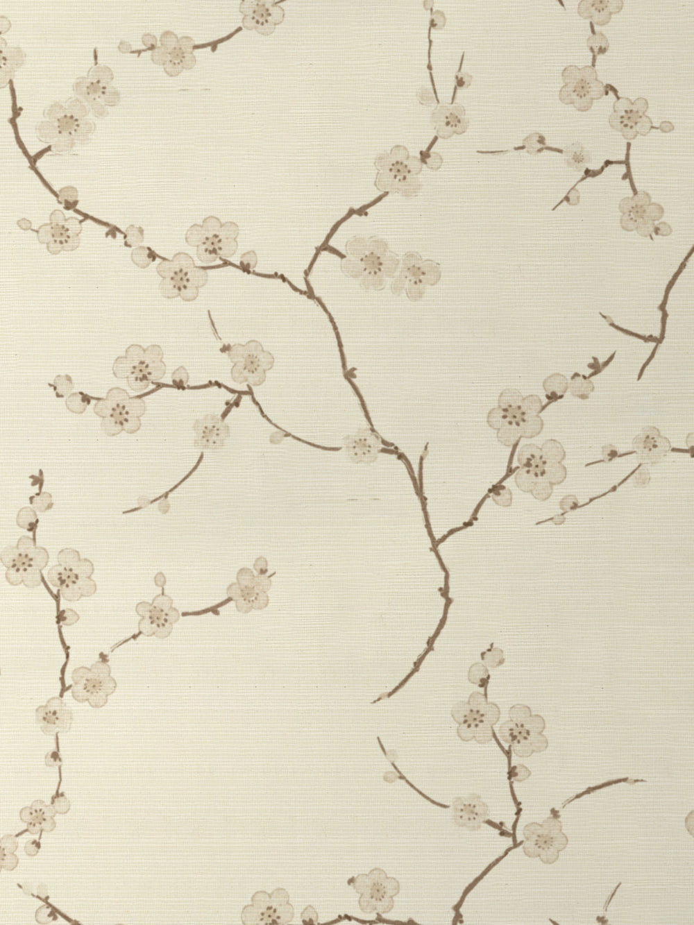 cherry blossom grasscloth wallpaper by nathan turner neutral