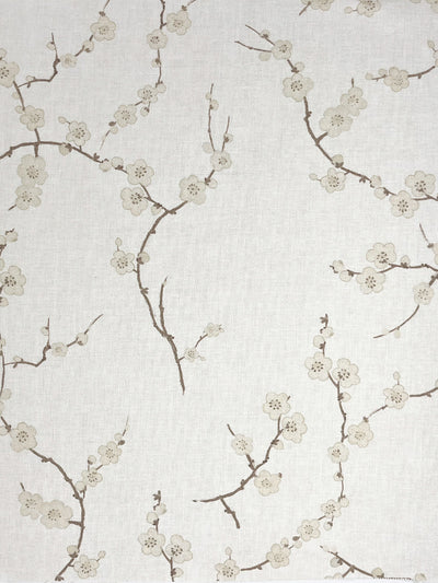 'Cherry Blossom' Linen Fabric by Nathan Turner - Neutral