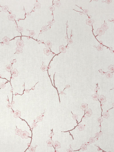 'Cherry Blossom' Linen Fabric by Nathan Turner - Pink
