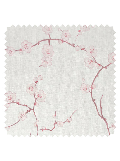 'Cherry Blossom' Linen Fabric by Nathan Turner - Pink
