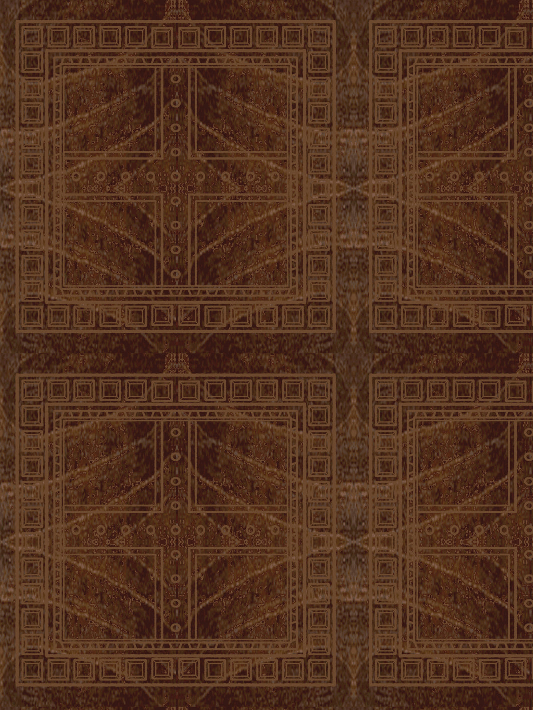 'Clubhouse Macro' Wallpaper by Flint Wood & Hicks - Ebony
