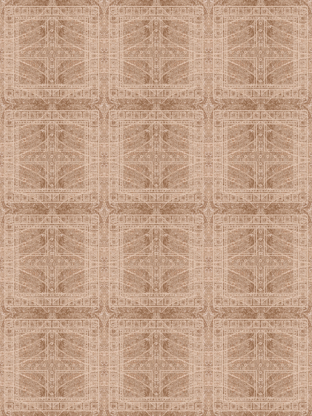 'Clubhouse Macro' Wallpaper by Flint Wood & Hicks - Oak