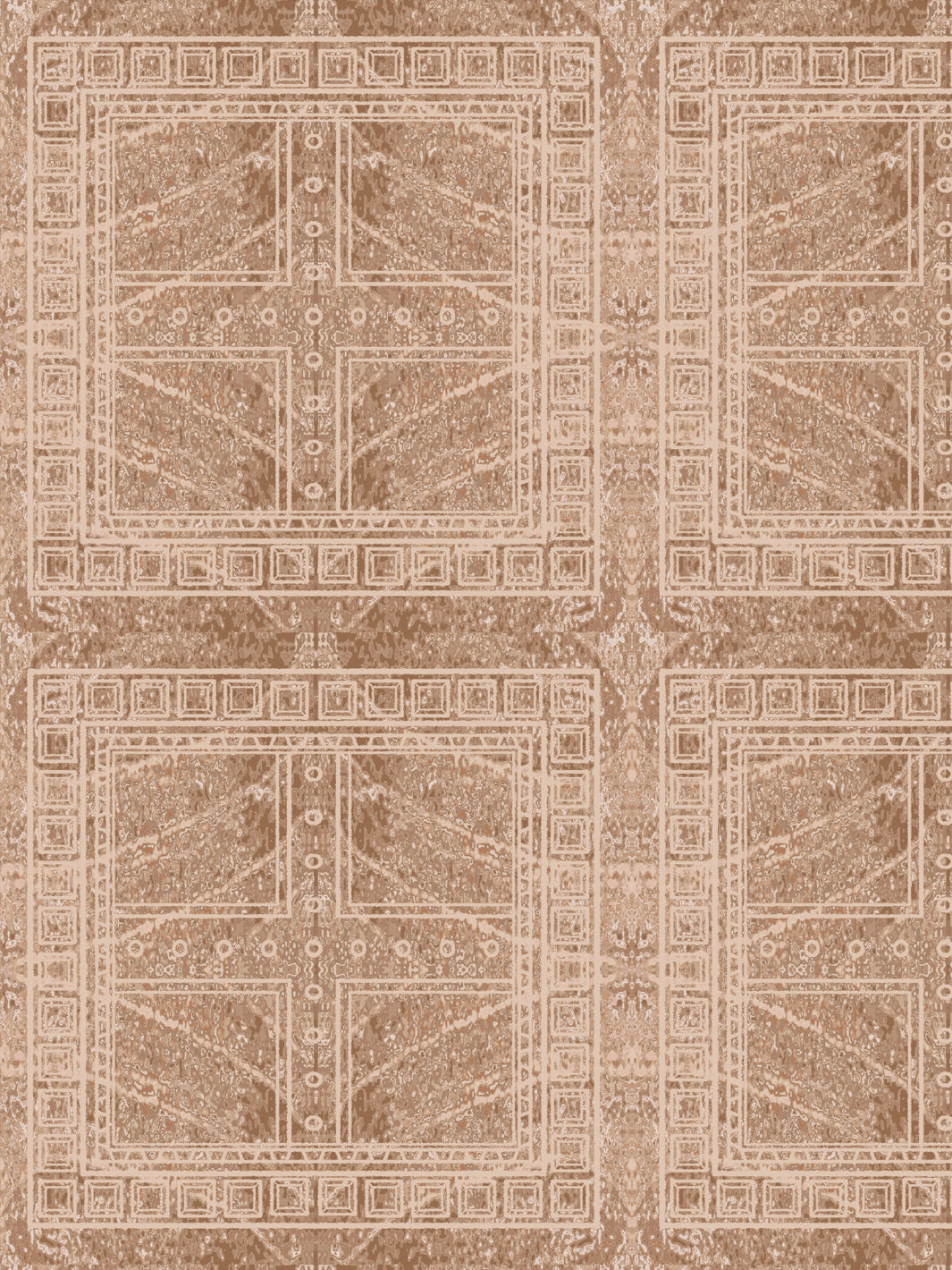 'Clubhouse Macro' Wallpaper by Flint Wood & Hicks - Oak