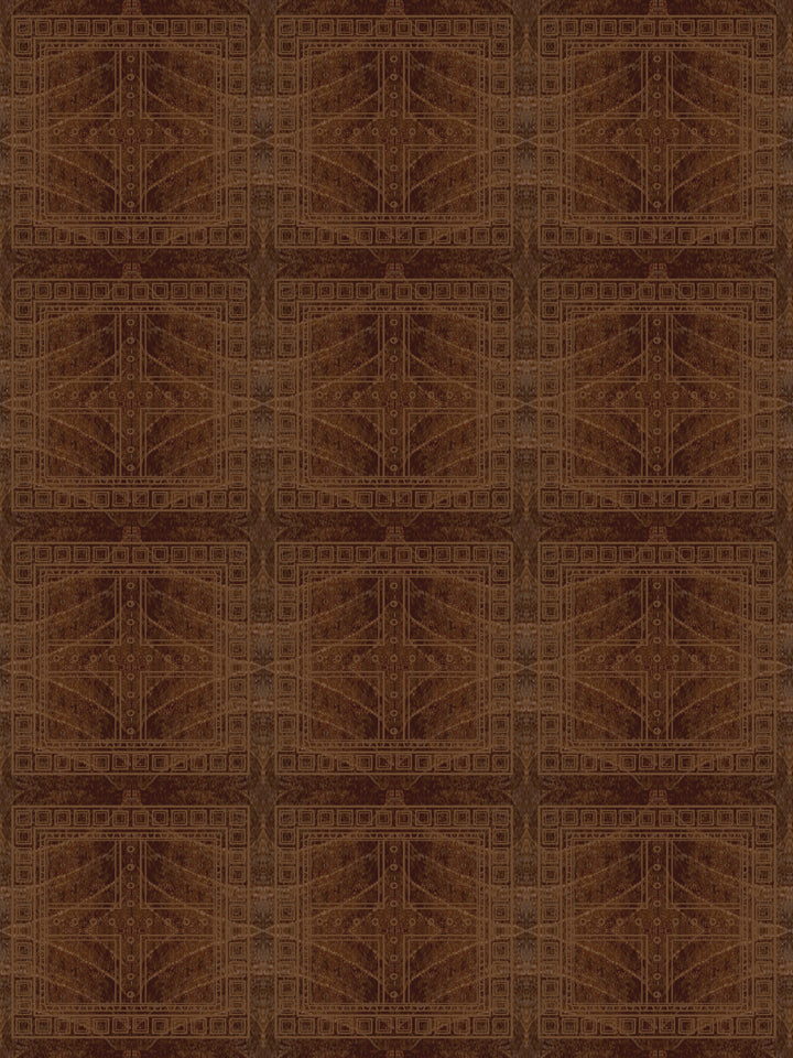 'Clubhouse Micro' Wallpaper by Flint Wood & Hicks - Ebony