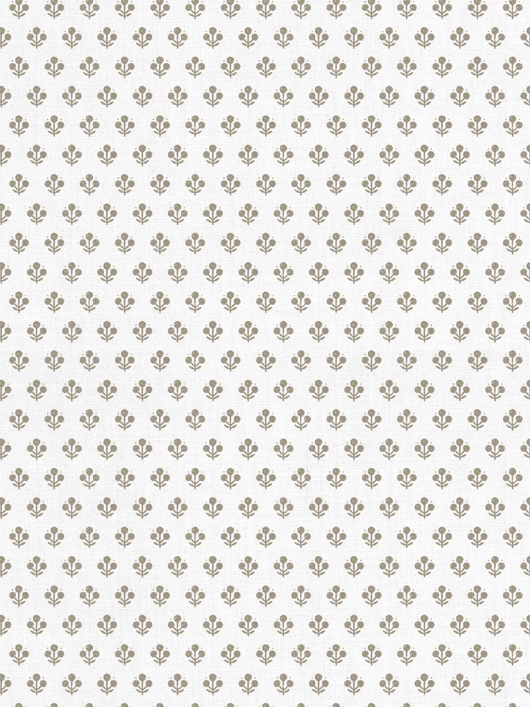 'Coco Petite' Linen Fabric by Sugar Paper - Fawn on White