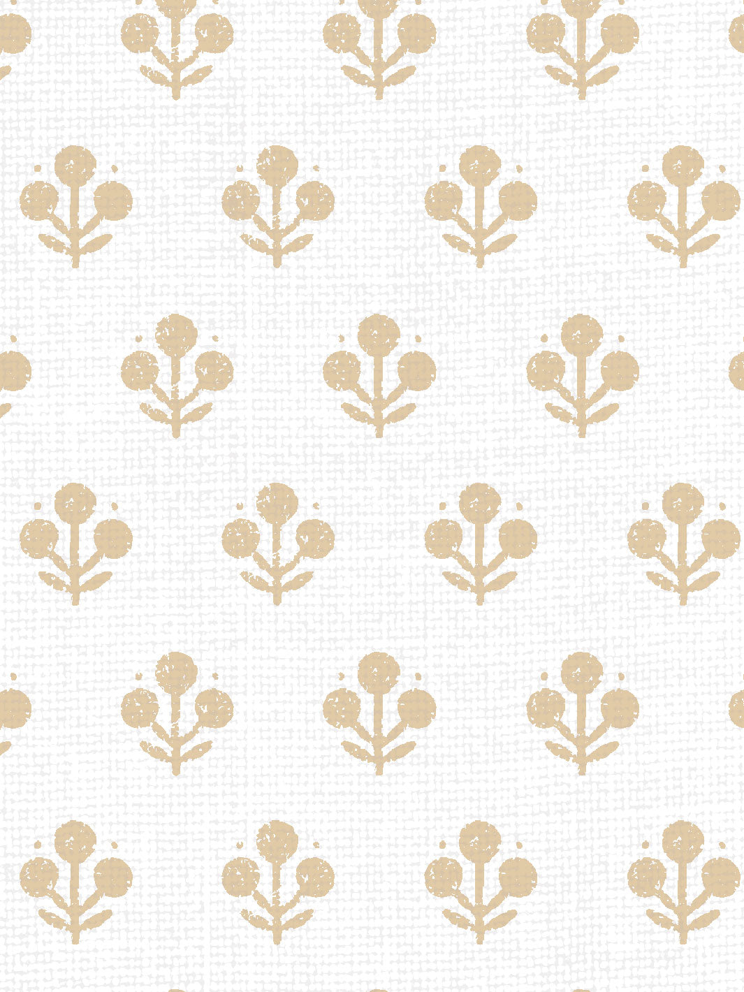 'Coco Petite' Linen Fabric by Sugar Paper - Honeycomb on White