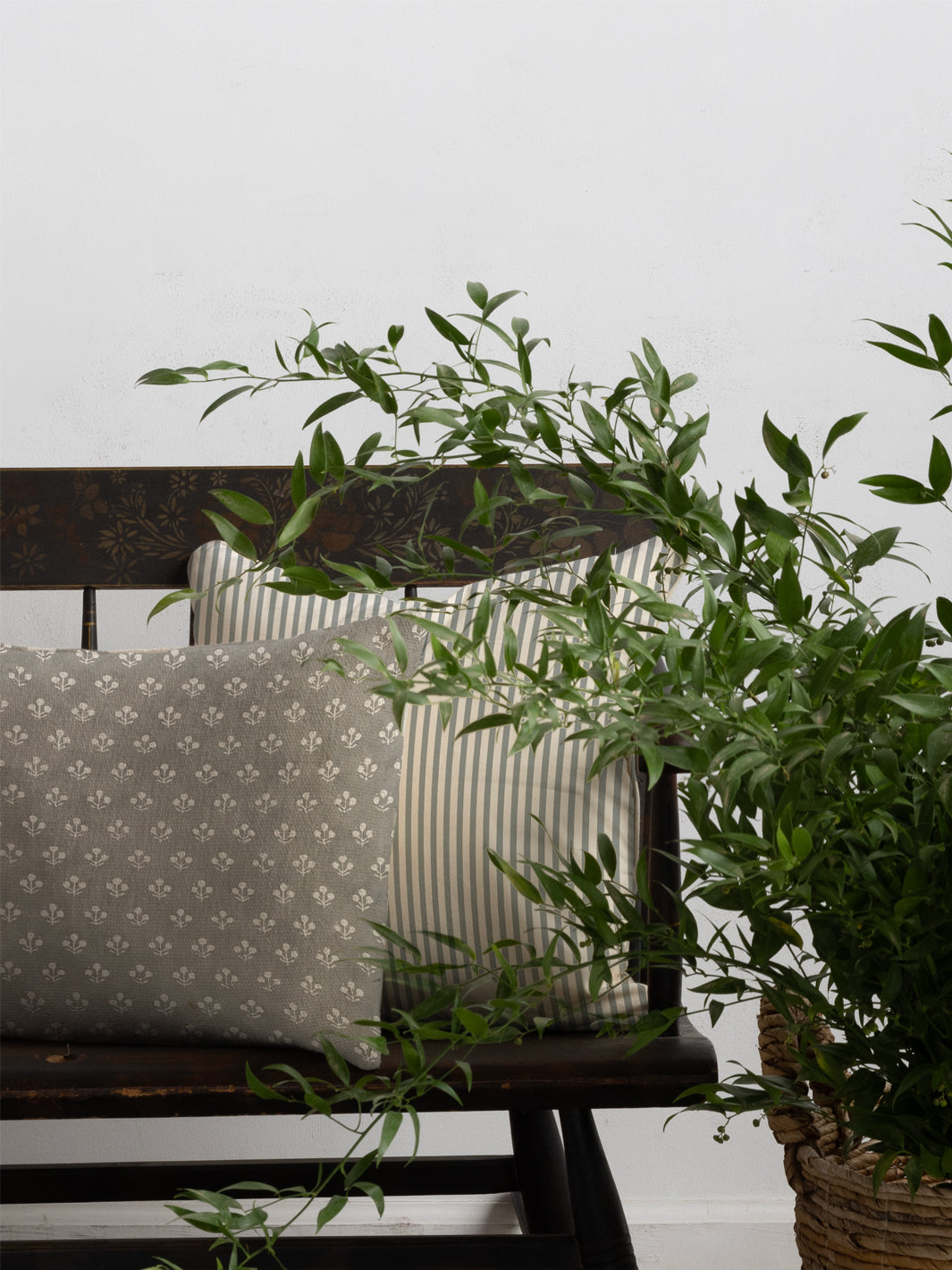 coco petite linen fabric by sugar paper smoke