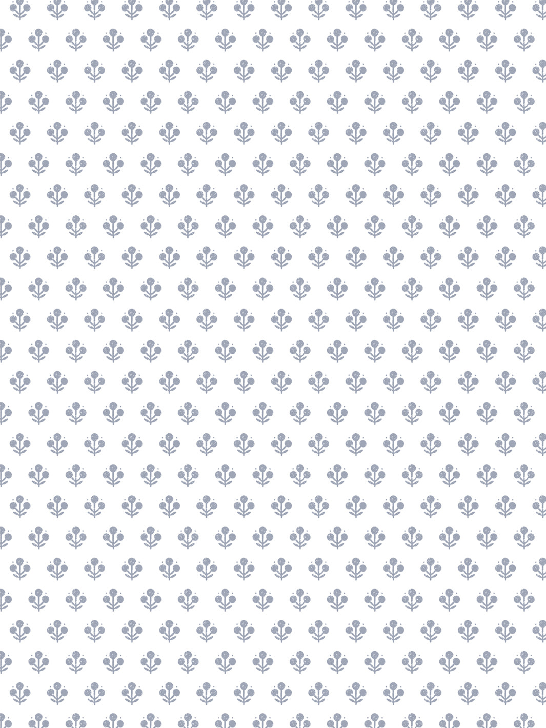 'Coco Petite (White Ground)' Wallpaper by Sugar Paper - Slate