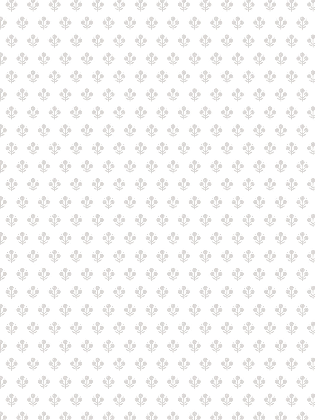 'Coco Petite (White Ground)' Wallpaper by Sugar Paper - Stone