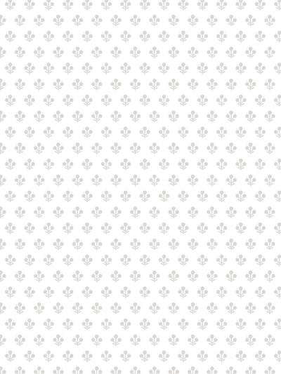 'Coco Petite (White Ground)' Wallpaper by Sugar Paper - Stone