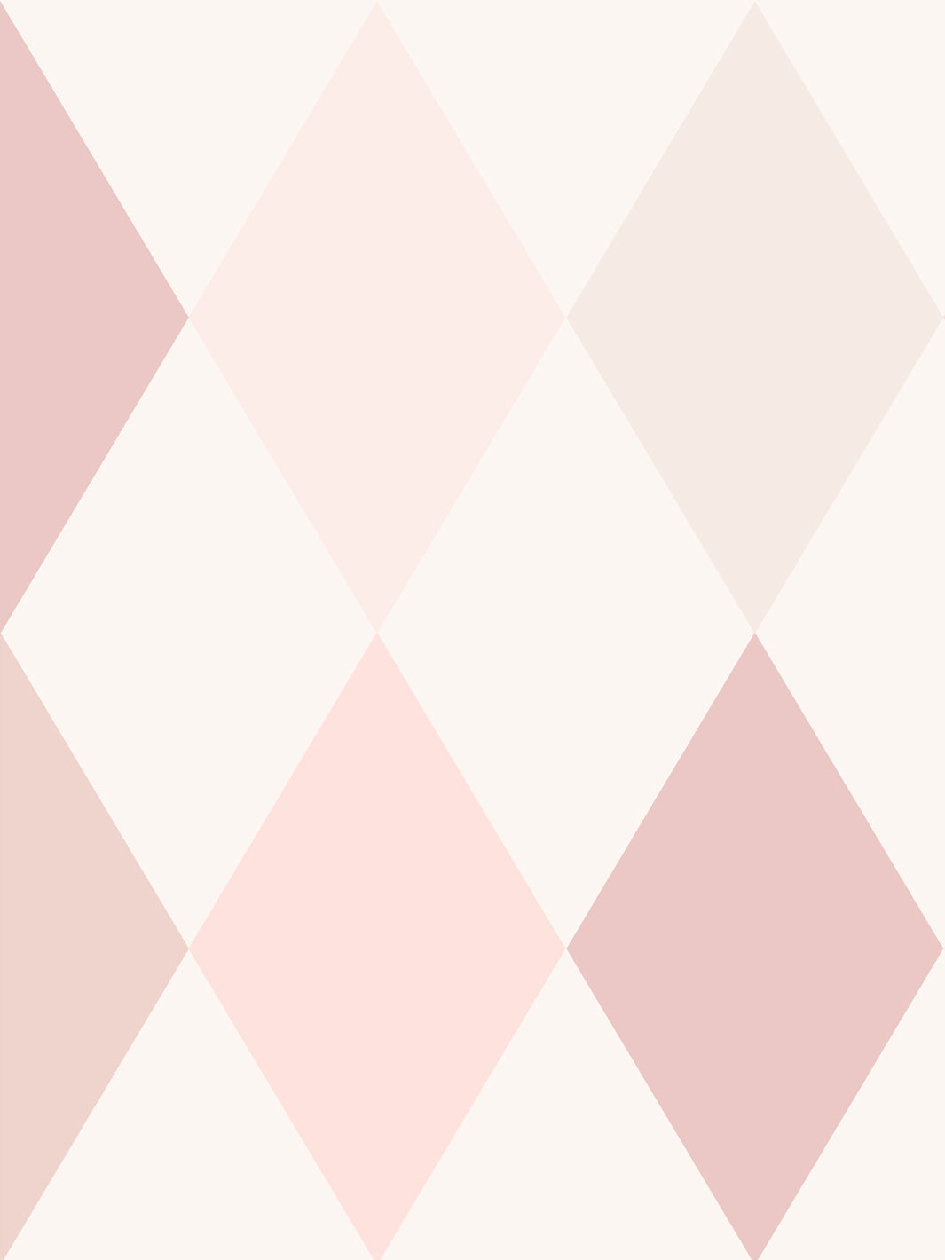 'Colourful Harlequin' Wallpaper by Meri Meri - Petal Pink